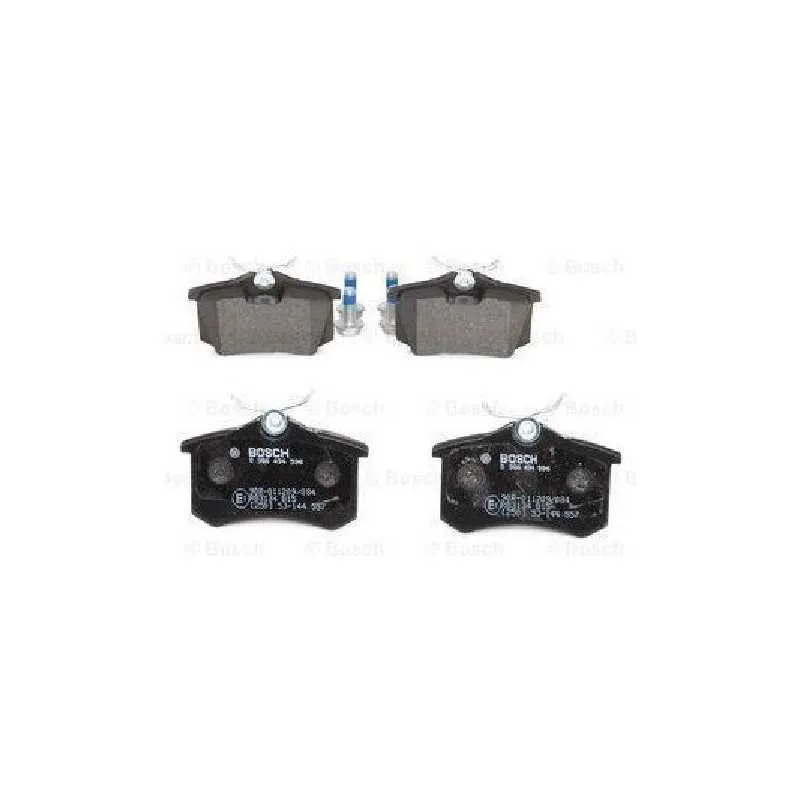 AUDI A1 FREINAGE 4x Plaquettes de Frein Arriere - Audi Citroen Ford Peugeot Seat Skoda Vw BOSCH