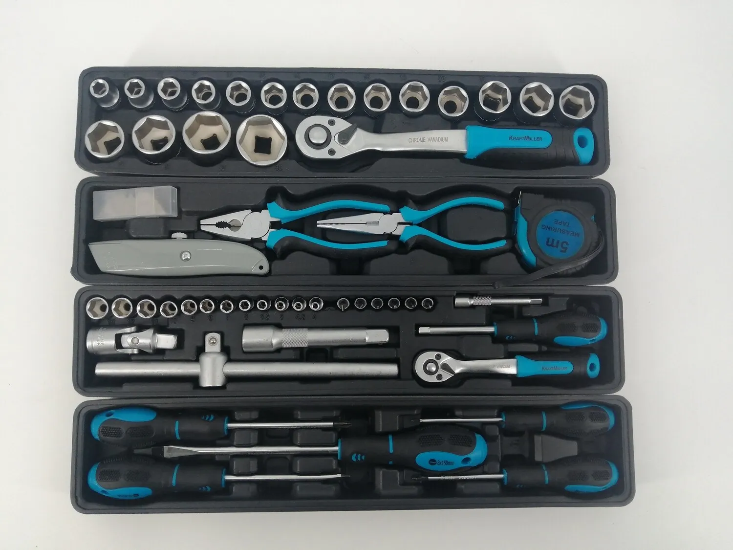 Boîte à outils KRAFTMULLER 85 pièces pour tous vos besoins