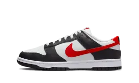 Dunk Low Black White Red