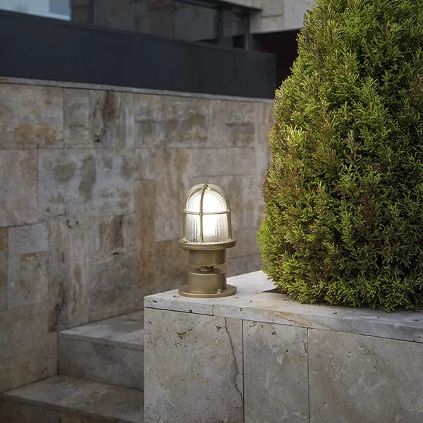 Faro - Outdoor - Mauren PL - Lampe de sol ou plafonnier en laiton d'extérieur