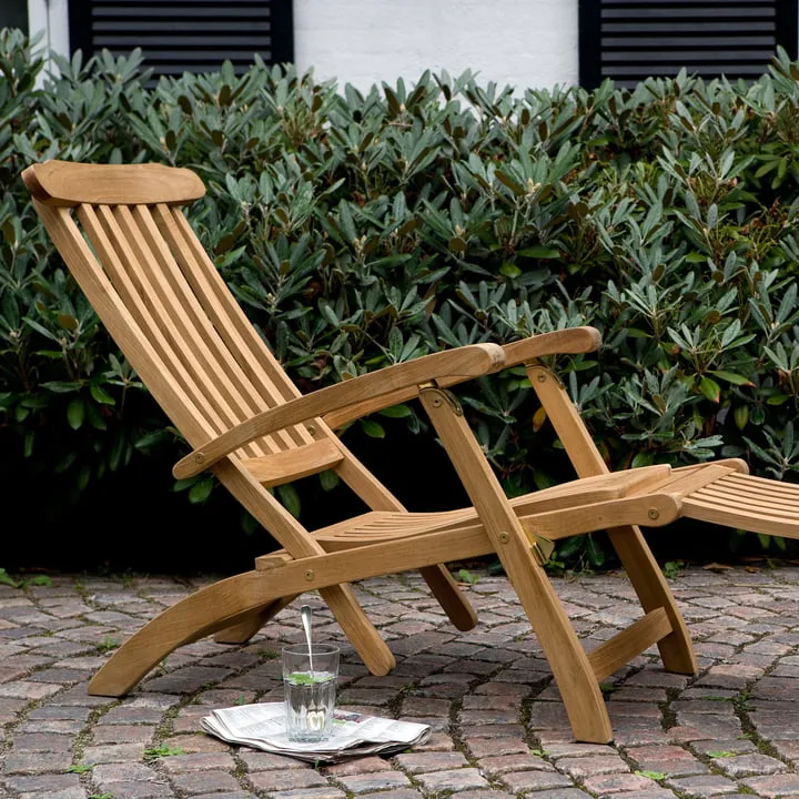 Fritz Hansen - Skagerak Steamer Chaise longue, teck