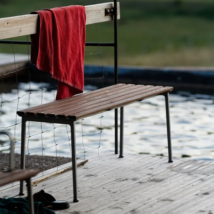 Hay - Traverse Banc d'extérieur, aluminium / frêne huilé