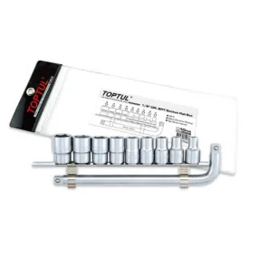 Jeu de douilles et bras 10pcs (court