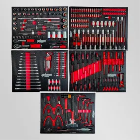 Lot de 5 modules d'outils Kraftmuller pour servante 