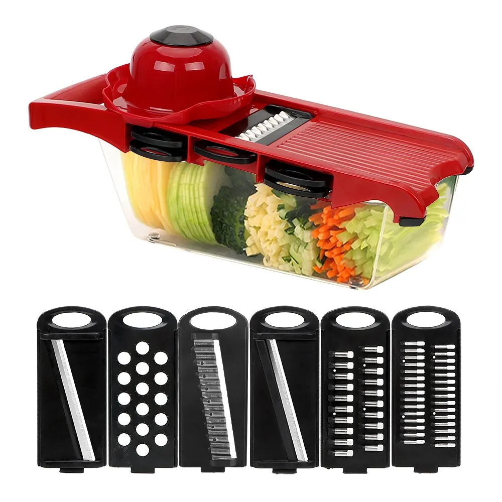 Mandoline avec boite de récuperation 