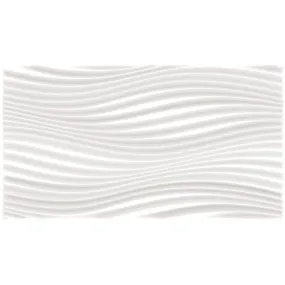 Radiateur connecté Irisium horizontal 1500W blanc minéral (603115)