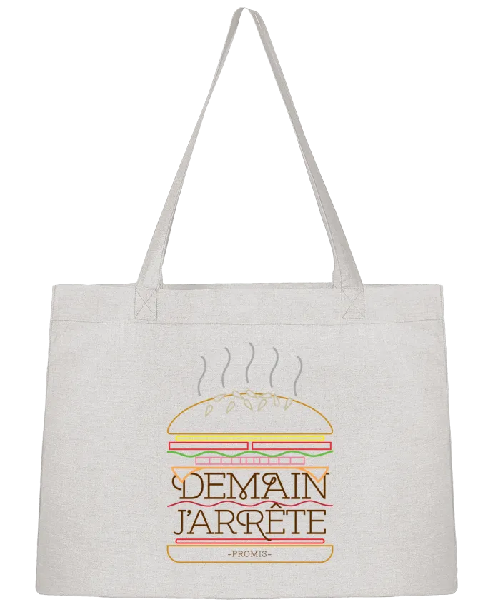 Sac Shopping Promis, j'arrête les burgers par Promis
