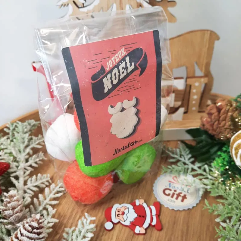 Sachet Joyeux Noël de 9 balles de golf en guimauve - NostalGift.com