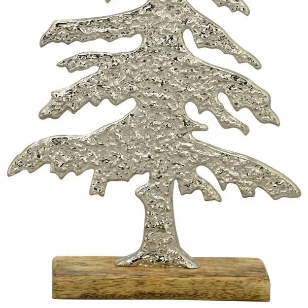 Sapin Noël Alu et Bois Lopik H31
