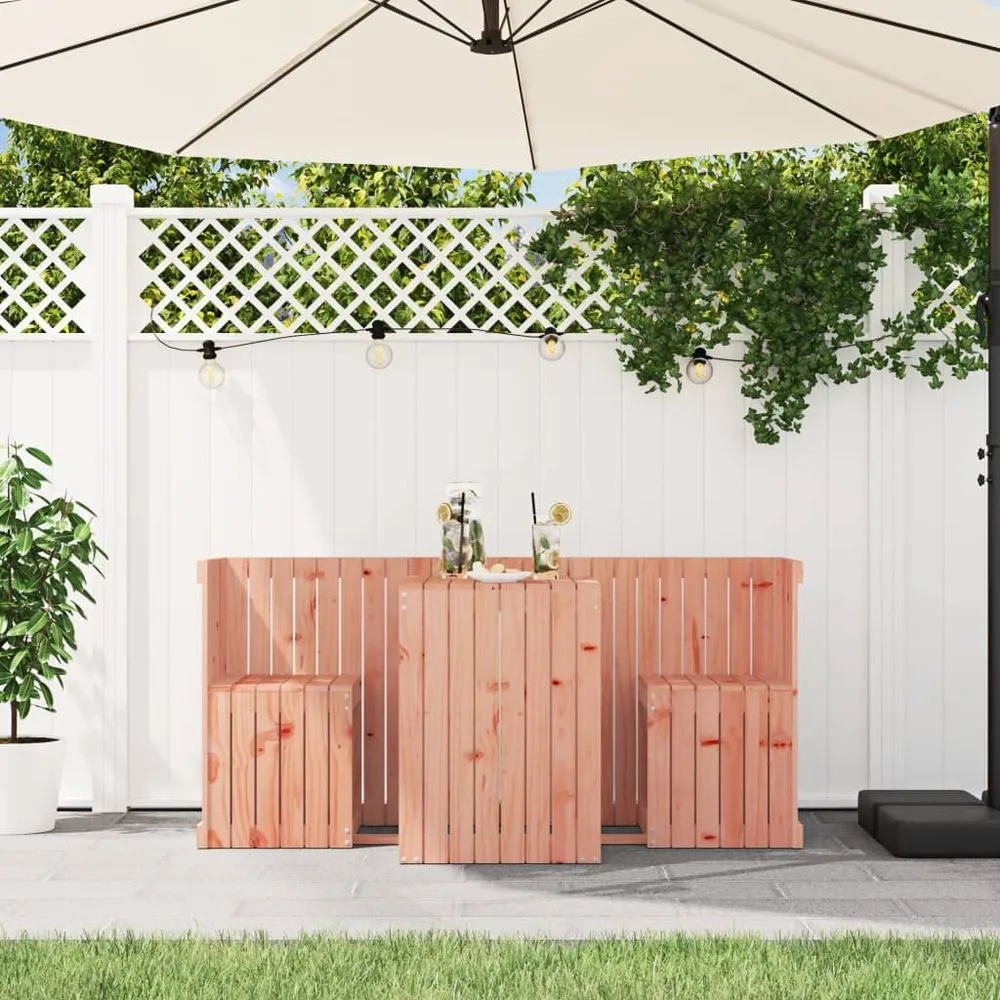 Set de balcon 2 places bois de douglas massif