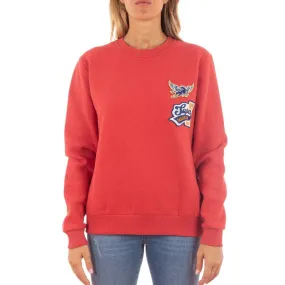 Sweat Rouge Femme Superdry Standard Patch
