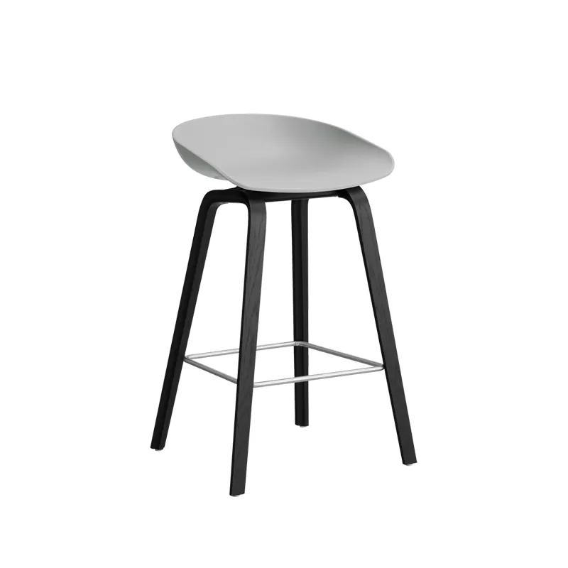 Tabouret haut     ABOUT A STOOL AAS 32 H65 Concrete grey           HAY