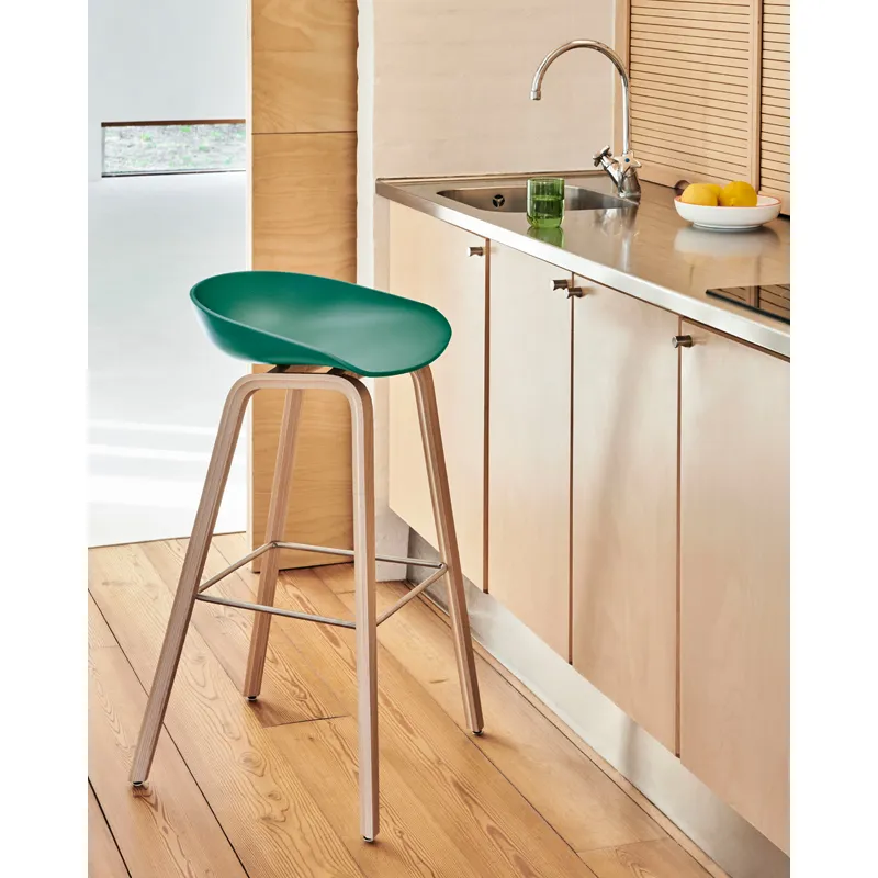 Tabouret haut     ABOUT A STOOL AAS 32 H65 Concrete grey           HAY