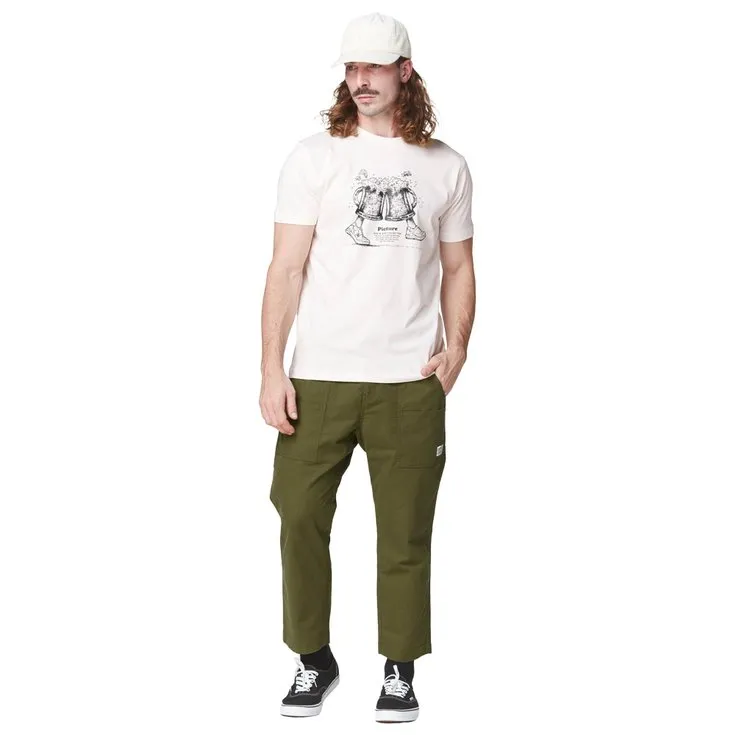 Tee-shirt Picture ---Dad & Son Beerfoot Natural White